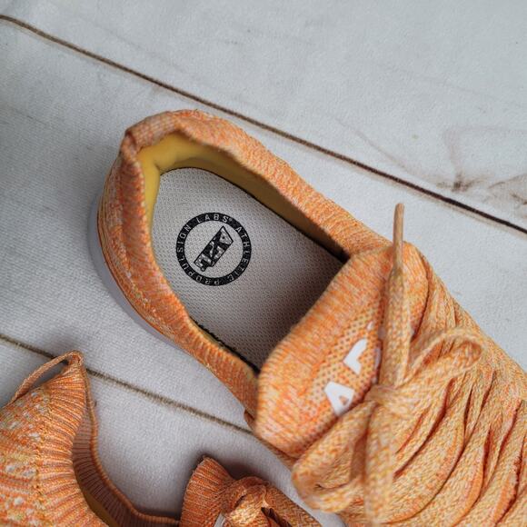APL Techloom wave trainers orange knit sneaker shoes - Picture 10 of 11
